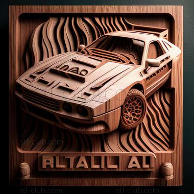 3D модель Lancia Rally 037 (STL)